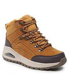 Trapery Skechers brązowe damskie 