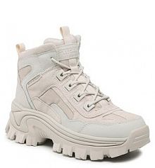 Trapery Skechers beżowe damskie Gawkers 155260/OFWT Off White