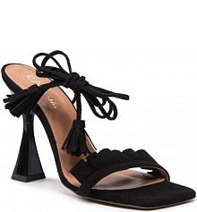 Botki na szpilce R.Polański czarne 