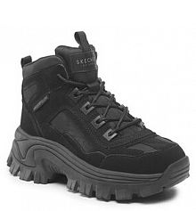 Trapery Skechers czarne damskie Gawkers 155260/BBK Black