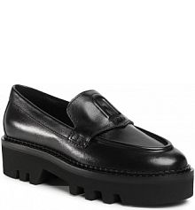 Półbuty na obcasie Furla czarne damskie 