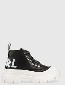 Workery Karl Lagerfeld  czarne damskie KL43520.000