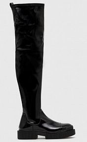 Kozaki Armani Exchange  czarne damskie XDO014.XV633.00002