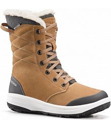 Sniegowce turystyczne damskie Quechua NH900 skóra wodoodporne