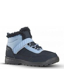 Buty turystyczne dla dzieci Quechua SH100 Warm zapinane na rzep wodoodporne dziecięce