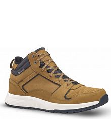 Buty turystyczne męskie Quechua SH500 Mid skóra wodoodporne