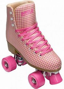Wrotki damskie Impala Rollerskates – Pink Tartan