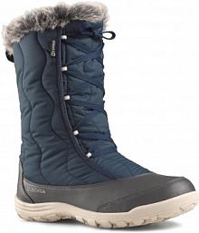 Buty turystyczne damskie śniegowce Quechua SH500 X-Warm sznurowane