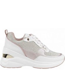 Półbuty sznurowane Clara Barson białe damskie JESS WS135-04