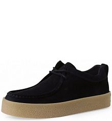 Mokasyny ze skóry niebieskie Tommy Jeans męskie