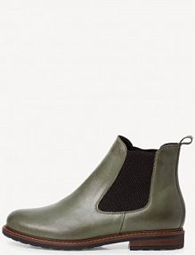 Botki Tamaris khaki damskie