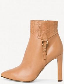 Botki na szpilce Tamaris brązowe