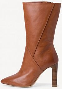 Botki na szpilce Tamaris brązowe