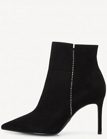 Botki na szpilce Tamaris czarne