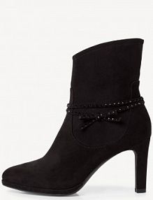 Botki na szpilce Tamaris czarne