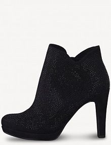 Botki na szpilce Tamaris czarne