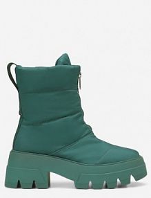 Wyściełane kozaki na zimę Marc O'Polo zielone damskie