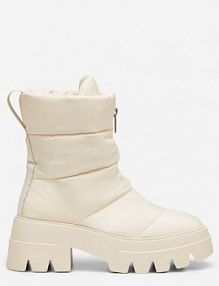 Wyściełane kozaki na zimę Marc O'Polo beżowe damskie