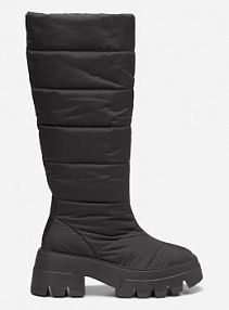 Pikowane zimowe kozaki Marc O'Polo czarne damskie