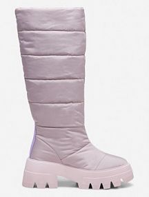 Pikowane zimowe kozaki Marc O'Polo fioletowe damskie