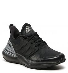 Półbuty sznurowane adidas czarne dziecięce 