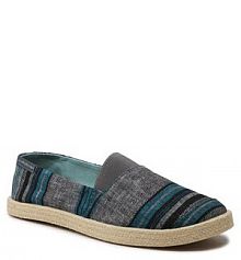 Espadryle Quiksilver szare męskie 