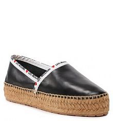 Espadryle LOVE MOSCHINO czarne damskie 