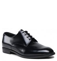 Półbuty wizytowe Emporio Armani czarne męskie 