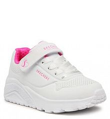 Buty na rzepy Skechers białe dziecięce 