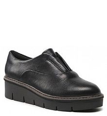 Półbuty wsuwane Clarks czarne damskie Airabell Sky 261685974 Black Leather
