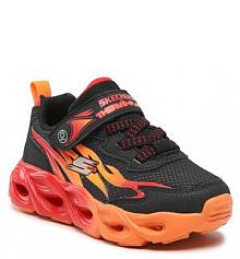 Buty na rzepy Skechers czarne dziecięce 