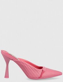 Klapki na szpilce Karl Lagerfeld  różowe KL30885.0PP