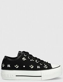 Tenisówki Karl Lagerfeld  czarne dziecięce KL60415.900