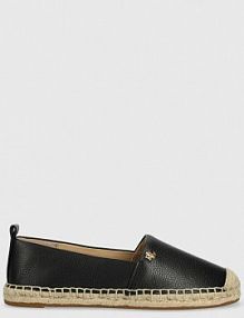 Espadryle Lauren Ralph Lauren  czarne damskie 802905304001.001