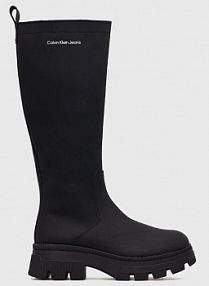 Kozaki Calvin Klein Jeans  czarne damskie YW0YW00741.BDS