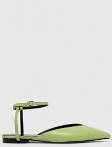 Baleriny PATRIZIA PEPE  zielone damskie 8Z0070.L048.G532