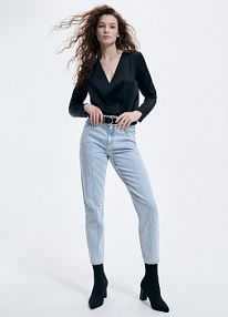 Botki na obcasie Reserved czarne 7560S-99X