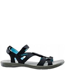 Sandały ELBRUS beżowe niebieskie damskie 4785-BLK/LT BLUE