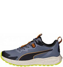 Buty do biegania w terenie Puma niebieskie pomarańczowe męskie 37696102