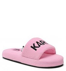 Kapcie KARL LAGERFELD różowe dziecięce Z19106 S Pink 46S