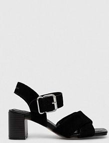 Sandały na słupku Pepe Jeans  czarne PLS90584