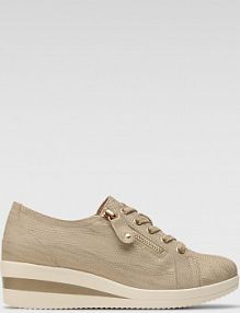 Półbuty sznurowane Clara Barson złote damskie WYL1711-21