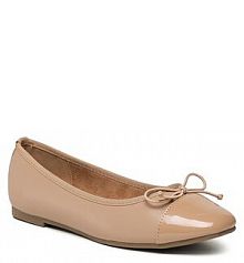 Baleriny Jenny Fairy beżowe damskie 