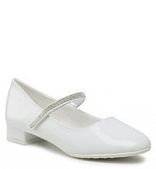 Buty komunijne Nelli Blu białe dziecięce 