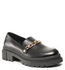 Półbuty wsuwane DeeZee czarne damskie 