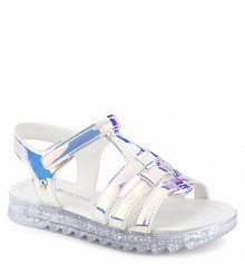 Sandały Bibi srebrne dziecięce 