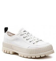 Półbuty sznurowane Palladium białe męskie 