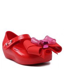 Buty na rzepy Melissa czerwone dziecięce 