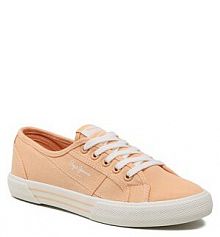 Tenisówki Pepe Jeans pomarańczowe damskie 