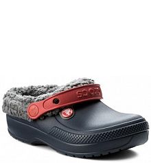 Kapcie Crocs granatowe dziecięce Classic Blitzen III Clog K 204655 Navy/Slate Grey